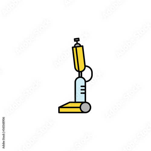 Robotics robot leg outline icon. Signs and symbols can be used for web, logo, mobile app, UI, UX on white background