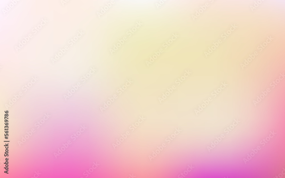 Light pink, yellow vector blurred pattern.