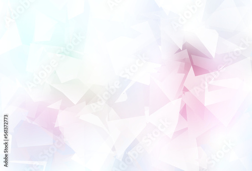 Light Pink, Yellow vector triangle mosaic background.