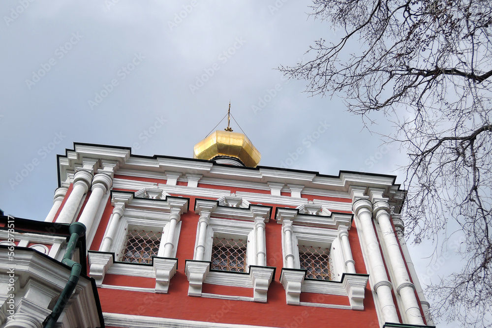 Novodevichy convent in Moscow. Popular landmark.