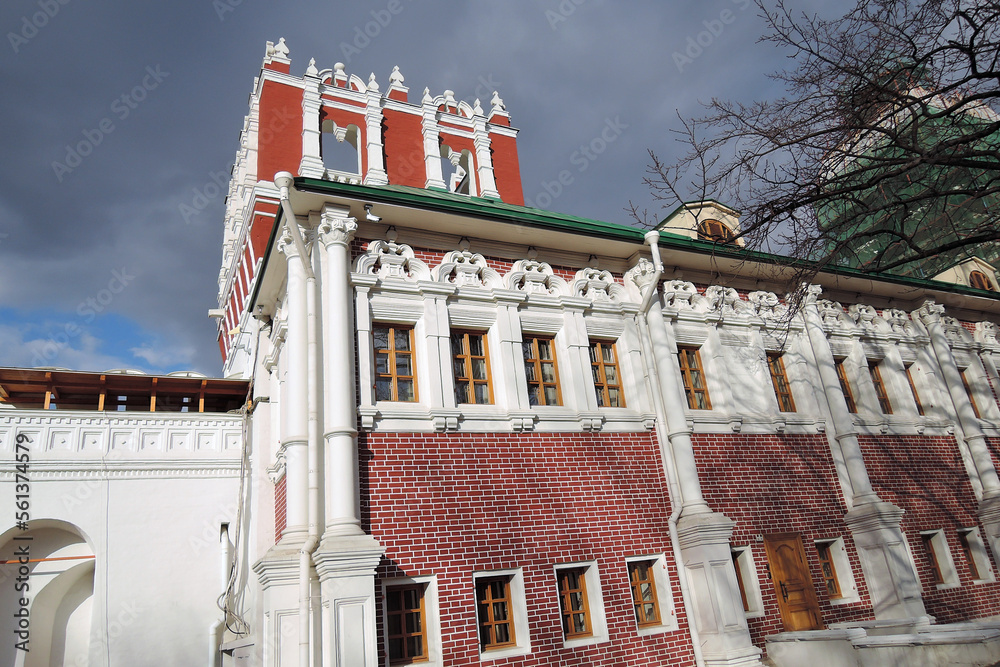 Novodevichy convent in Moscow. Popular landmark.