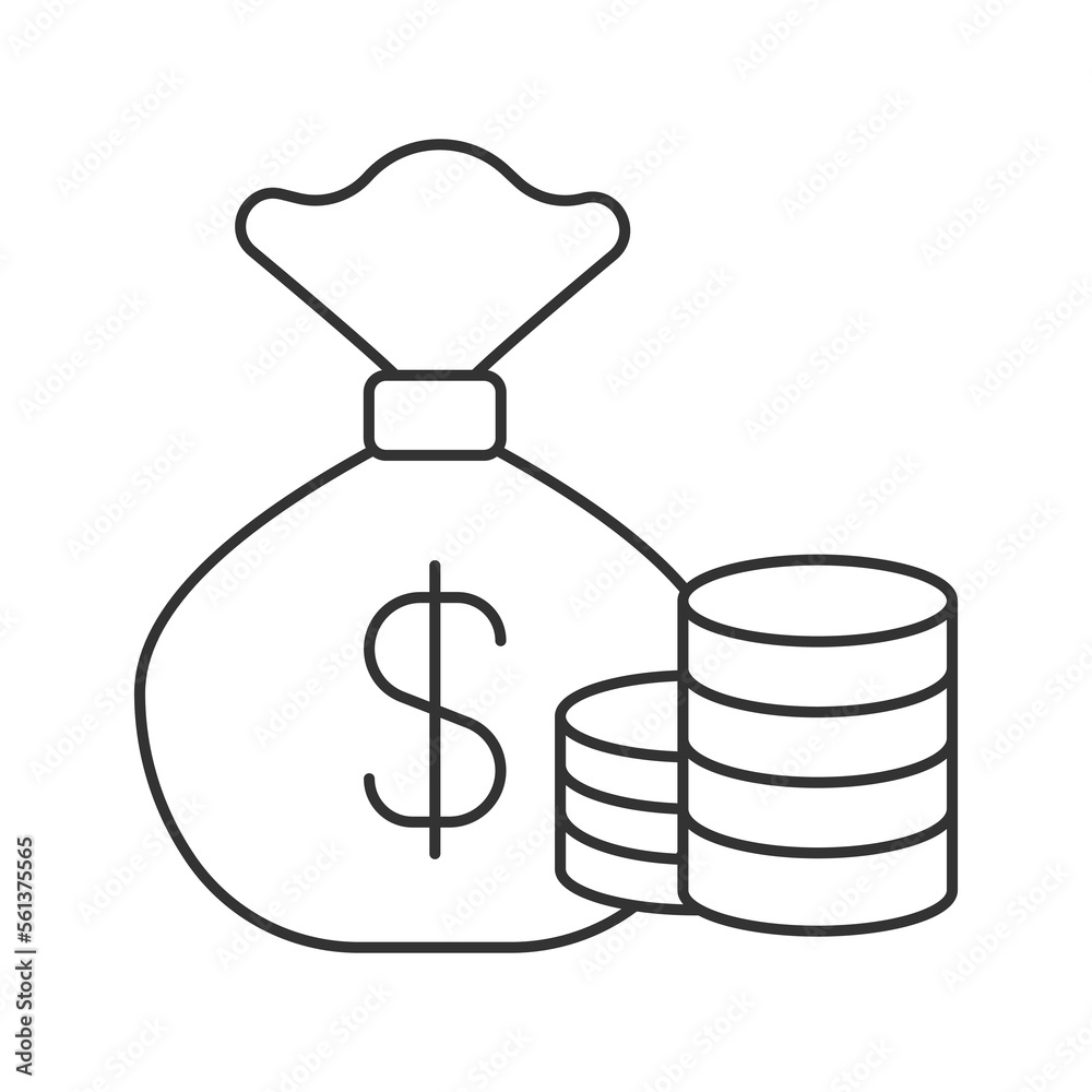 Finance vector icon. Line sign for mobile concept and web design. Symbol, logo illustration. Vector graphics Finance vector icon. Line sign for mobile concept and web design. Symbol, logo illustration. Vector graphics