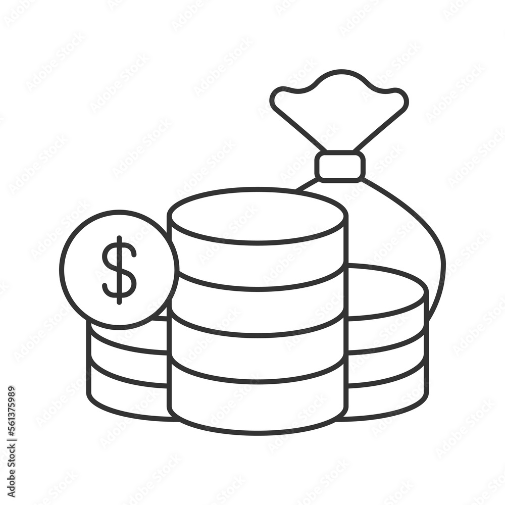 Finance vector icon. Line sign for mobile concept and web design. Symbol, logo illustration. Vector graphics Finance vector icon. Line sign for mobile concept and web design. Symbol, logo illustration. Vector graphics