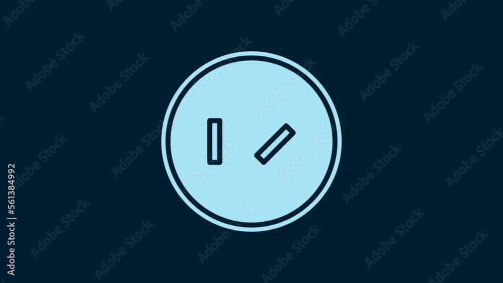 White Round wooden shield icon isolated on blue background. Security, safety, protection, privacy, guard concept. 4K Video motion graphic animation White Round wooden shield icon isolated on blue background. Security, safety, protection, privacy, guard concept. 4K Video motion graphic animation
