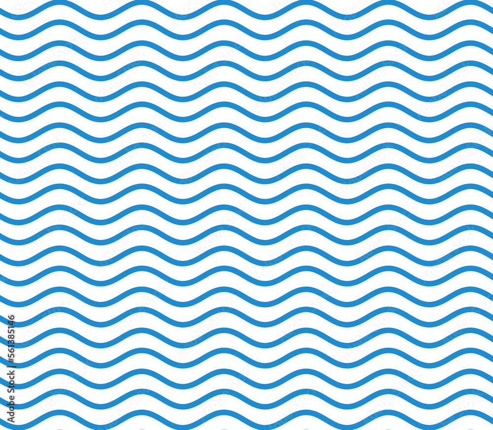 Waves Horizontal Repeat Pattern.Blue Wavy Lines Pattern - Background Design Waves Horizontal Repeat Pattern.Blue Wavy Lines Pattern - Background Design
