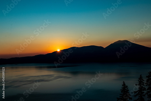 Sunrise over Crater Lake