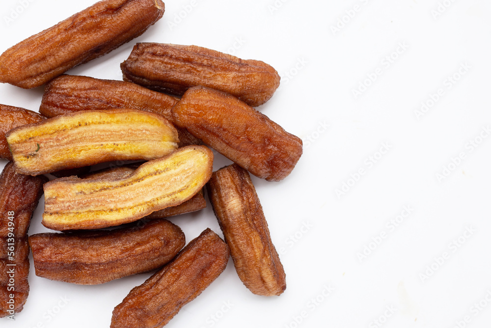 Fototapeta premium Sun dried bananas, Fruit snack