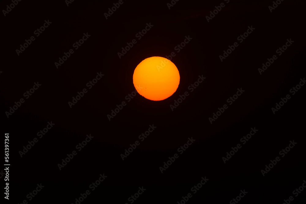 sun in the dark