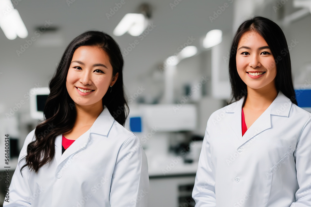 A team of scientists in the research field conducting experiments A team of scientists in the research field conducting experiments