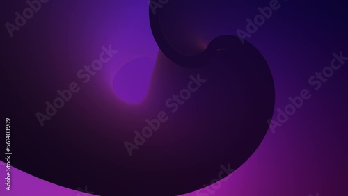Wallpaper Mural Flowing pink and purple waves in black hole, abstract corporate, cosmos and futuristic style background Torontodigital.ca