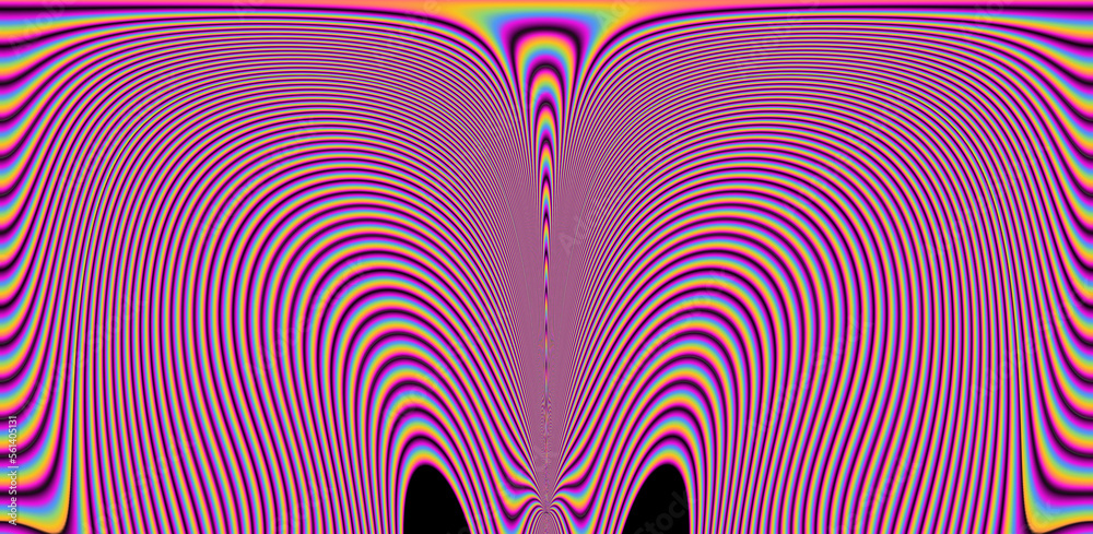 Texture of a glitched TV screen with wavy and distorted moire pattern ...