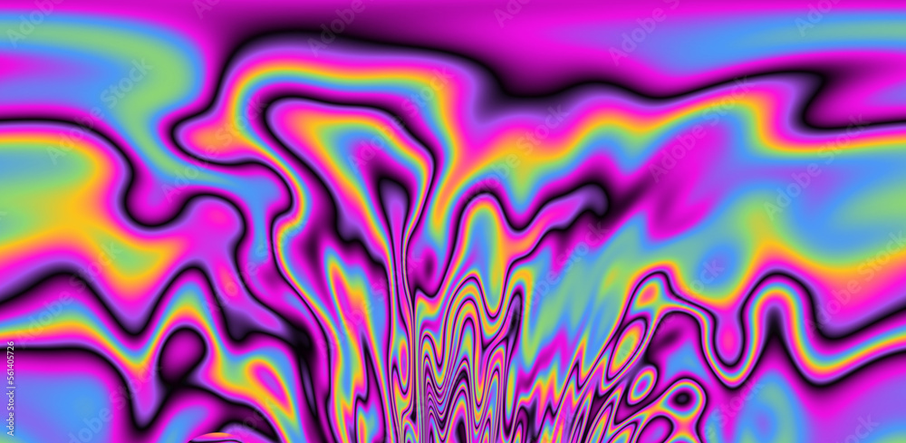 Abstract trippy background with marbled ebru texture and multicolored streaks. Abstract trippy background with marbled ebru texture and multicolored streaks.