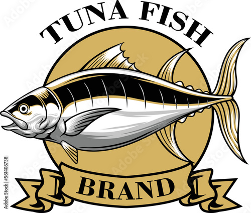 Vintage of Seafood Label Badge