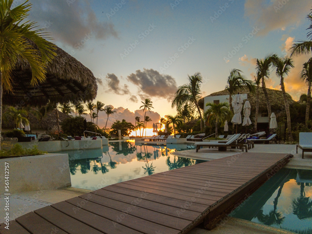 Fototapeta premium SECRETS CAP CANA resort dominican republic