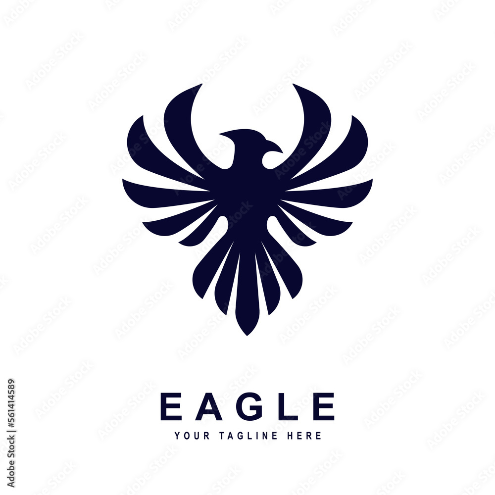 Modern Eagle mascot Logo Design vector illustration Modern Eagle mascot Logo Design vector illustration
