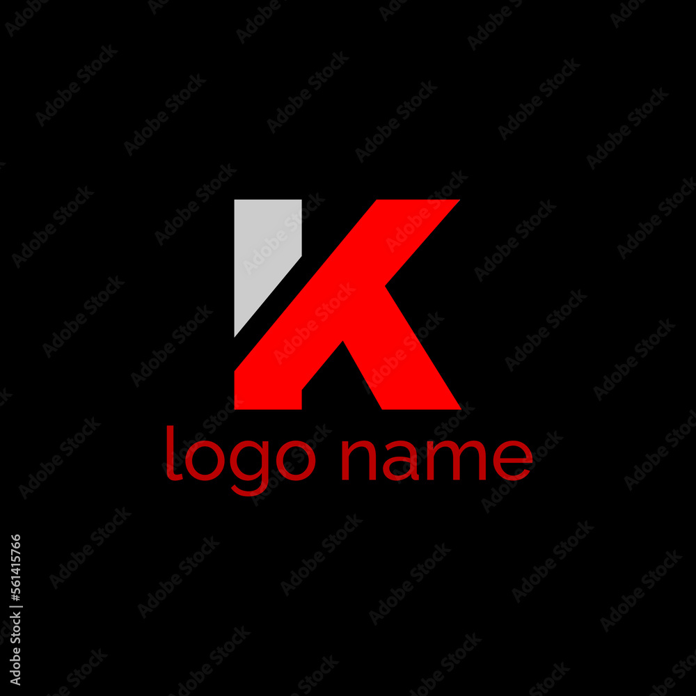 Initial letters, KI monogram logo design with creative style alphabet symbol. KI letters