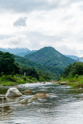 Cuadro en lienzo Kiriwong village - one of the best fresh air village in Thailand and live in old Thai style culture