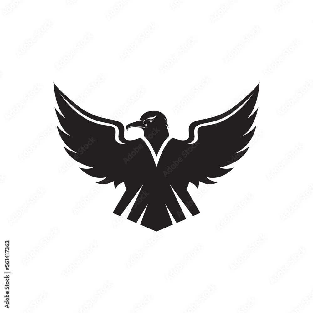 Obraz premium Eagle logo template vector icon