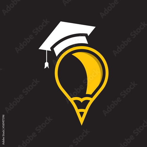 Education logo template vector icon