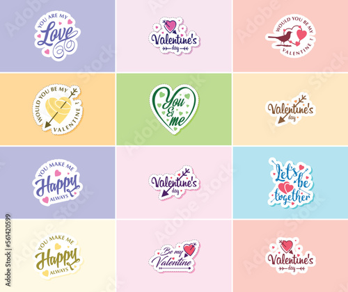 Valentine s Day  A Time for Romance and Creative Expression of Love Stickers