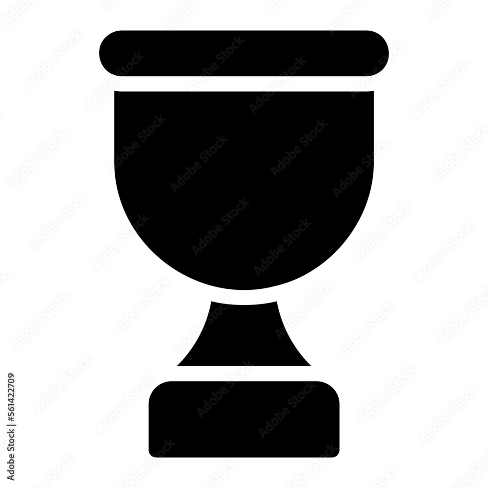 Obraz premium trophy glyph icon