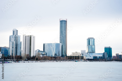 VIEW OF WINTER YEKATERINBURG FROM THE RIVER - dec 2022 © IBRESTER