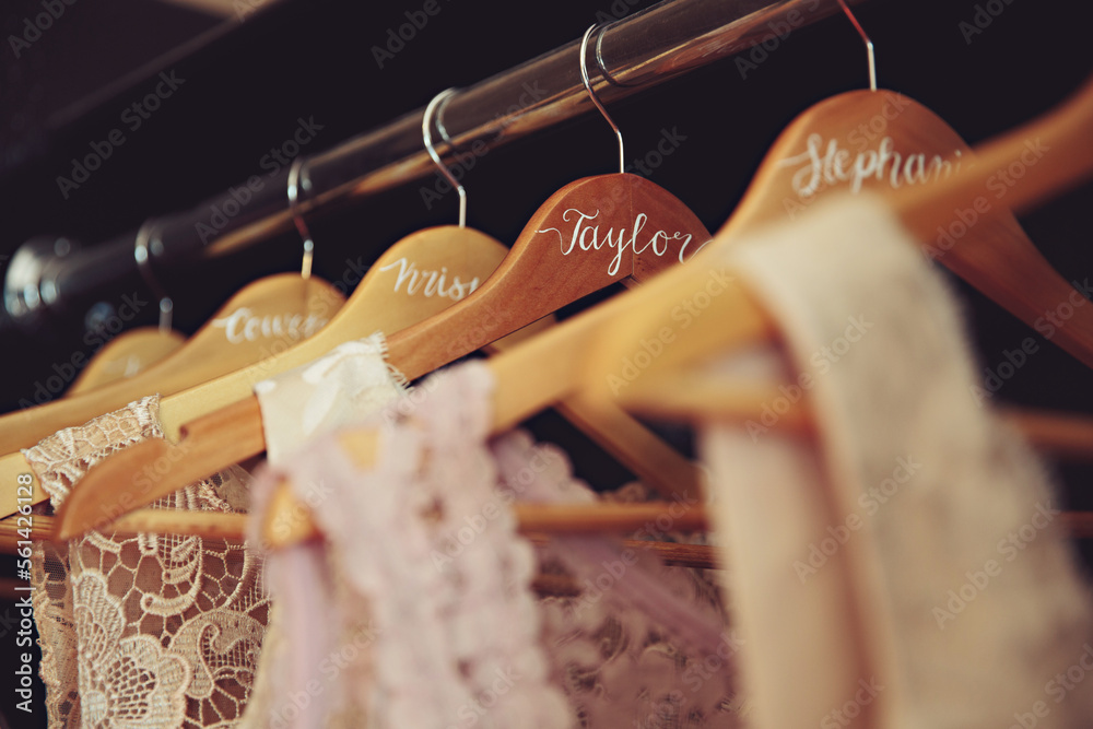 Αυτοκόλλητο Bridesmaid Dresses and Hangers
