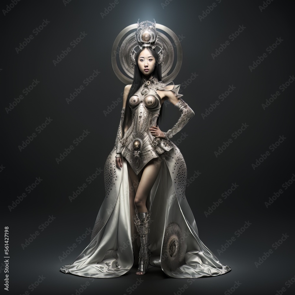 crowned asian princess (generative AI) crowned asian princess (generative AI)