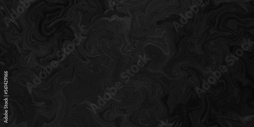 Fotografia Dark black oil and liquied marble stone texture, natural marble background