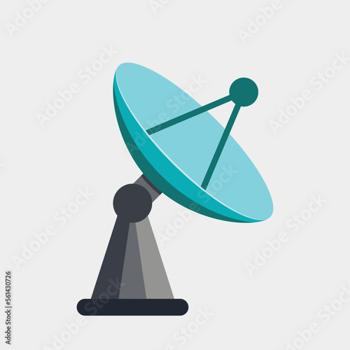 Fototapeta Naklejka Na Ścianę i Meble -  Radar antenna satellite parabolic dish