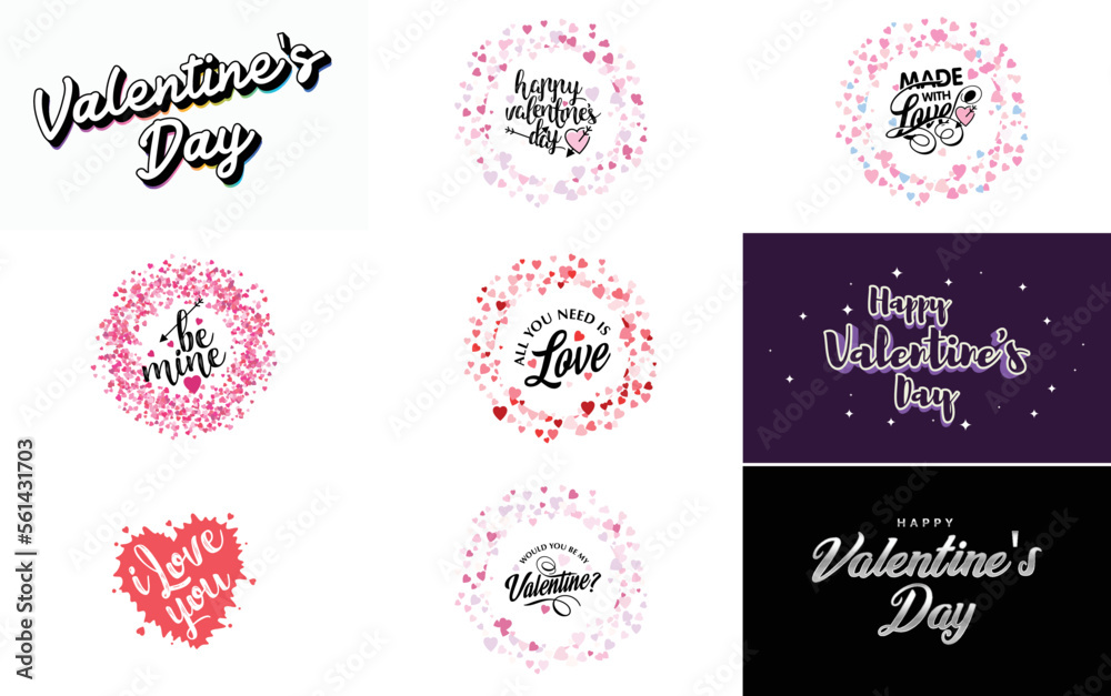 I Love You hand-drawn lettering with a heart design. suitable for use as a Valentine's Day greeting or in romantic designs