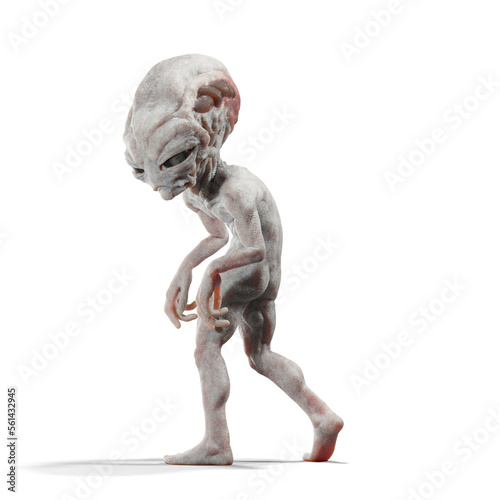 Gray Alien 3D CGI Render © Jebcg