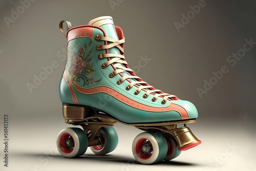 Billede på lærred Roller skate derby (Generative AI)