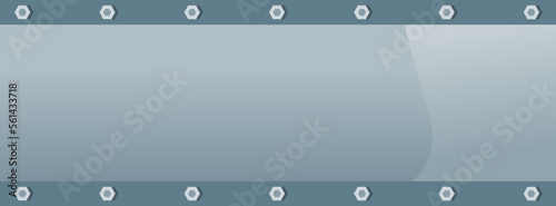 Heavy Machinery Safety Work Warning Banner Background