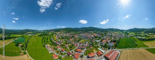 360° Rundblick über die Region Bodenmais im Bayerischen Wald