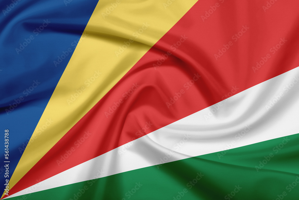 Fototapeta premium Flag of Seychelles