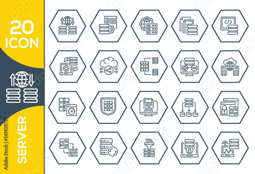 SERVER ICON SET DESIGN