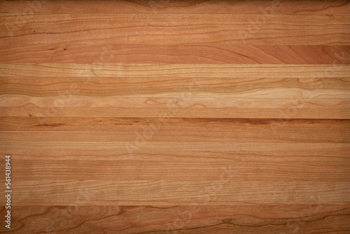 Cherry wood planks desktop background. Wood plank texture. Wooden texture background