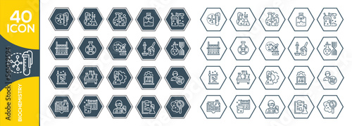 BIOCHISTRY ICON SET DESIGN