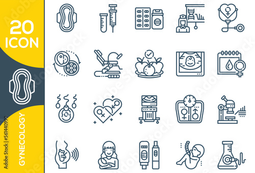 GYNICOLOGY ICON SET DESIGN