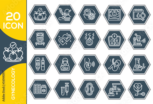 GYNICOLOGY ICON SET DESIGN