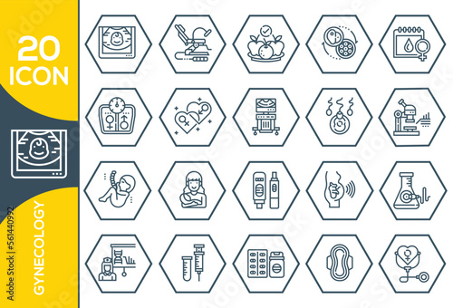 GYNICOLOGY ICON SET DESIGN