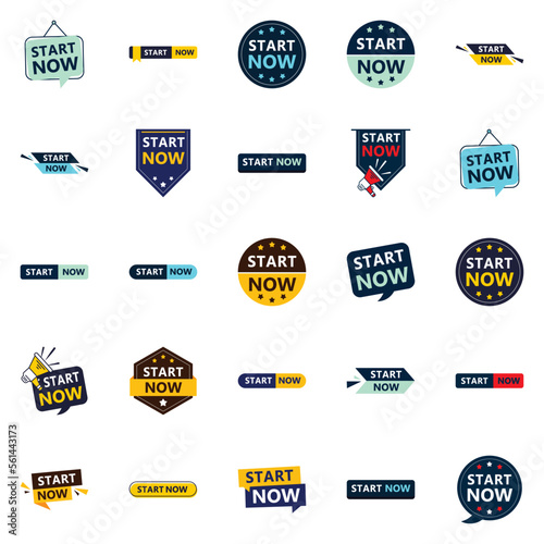 25 Innovative Typographic Banners for promoting starting