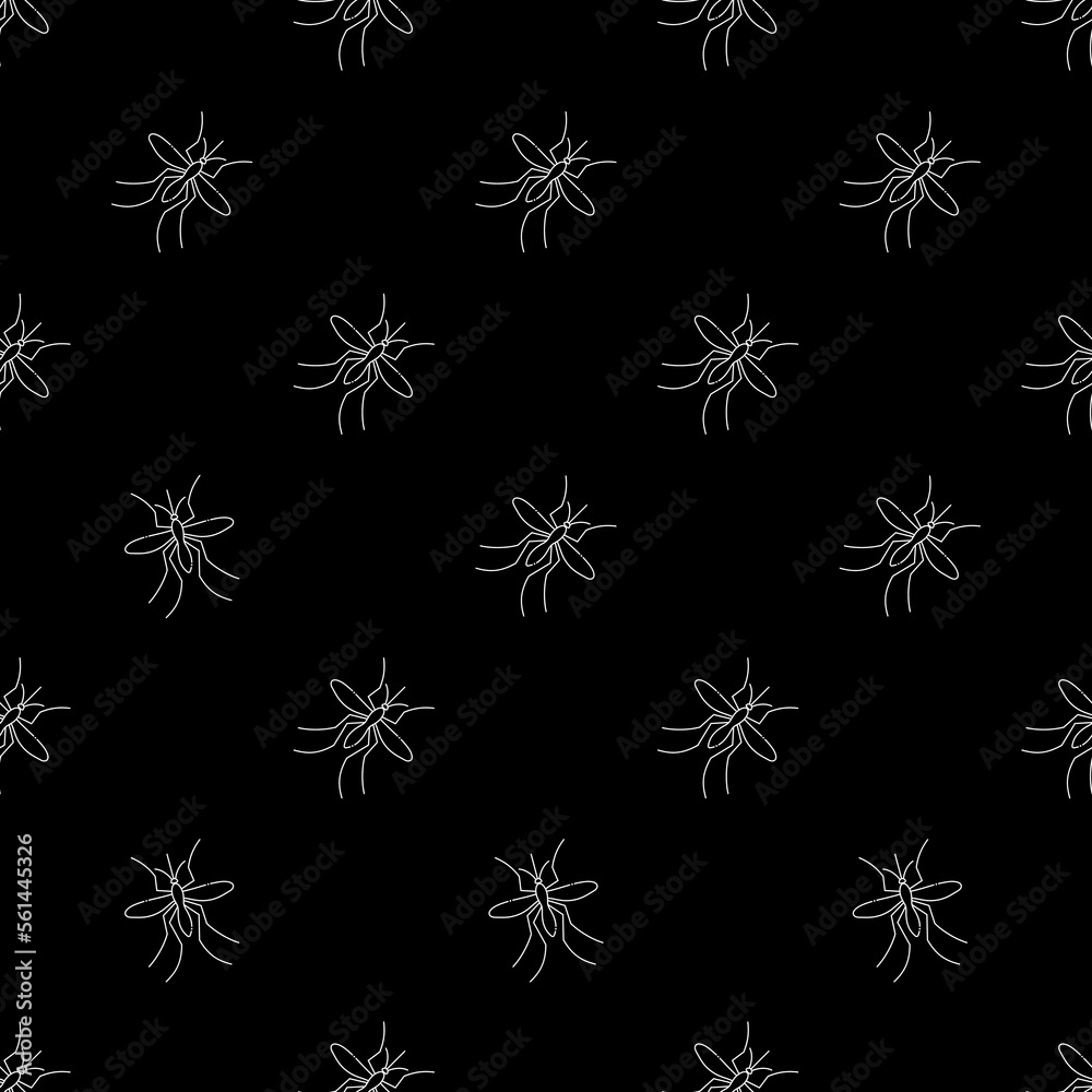 Mosquito Icon Seamless Pattern Y_2110002 Mosquito Icon Seamless Pattern Y_2110002