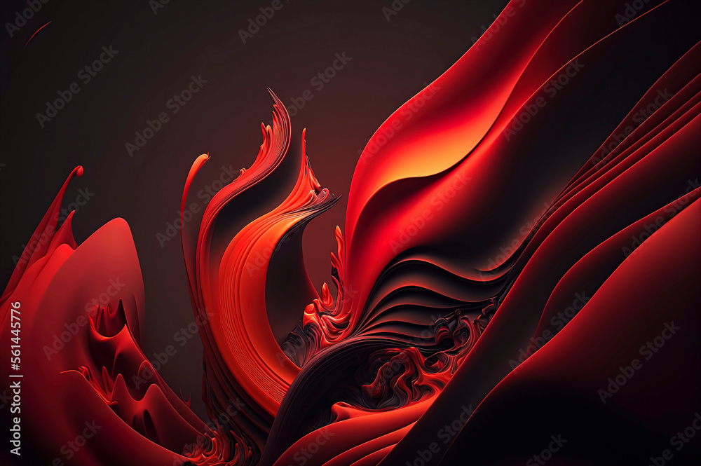 Fototapeta premium red abstract background, abstract wave background with red color