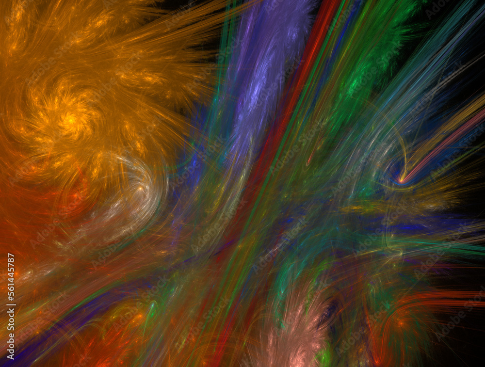 Obraz premium Imaginatory fractal abstract background Image