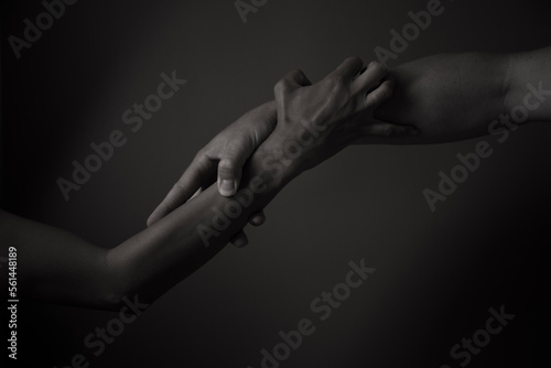 Couple hands. Sensual. Hand. Help. Photo. background. 