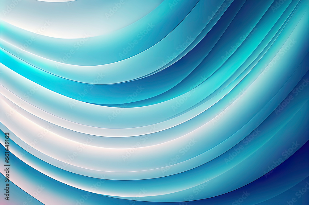 Fototapeta premium blue pastel abstract wave wallpaper, blue pastel background, blue pastel color