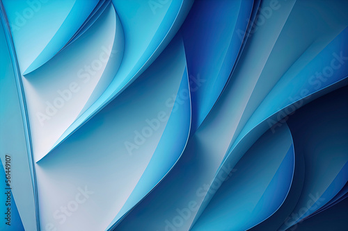 blue pastel abstract wallpaper, blue pastel wave background © Fernando