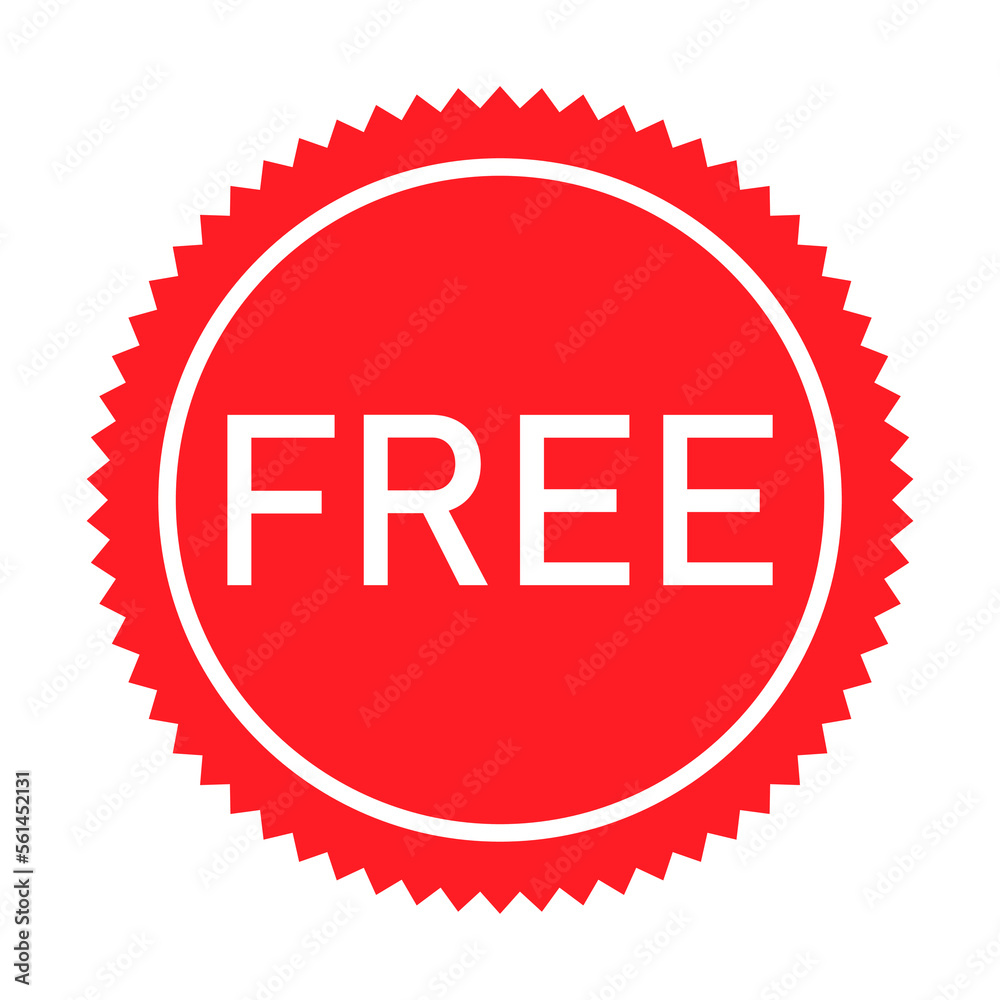 Free web button sign, promotion design label icon, gratis business vector illustration Free web button sign, promotion design label icon, gratis business vector illustration